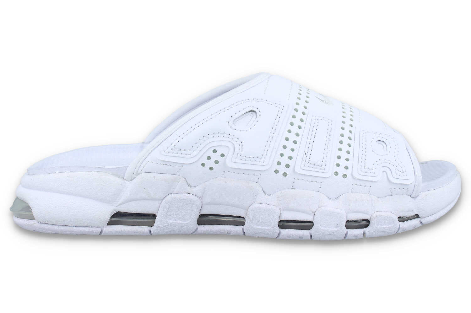 All white nike slides on sale