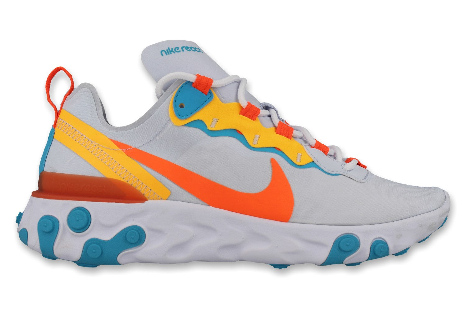 Nike react element best sale 55 blanche et orange