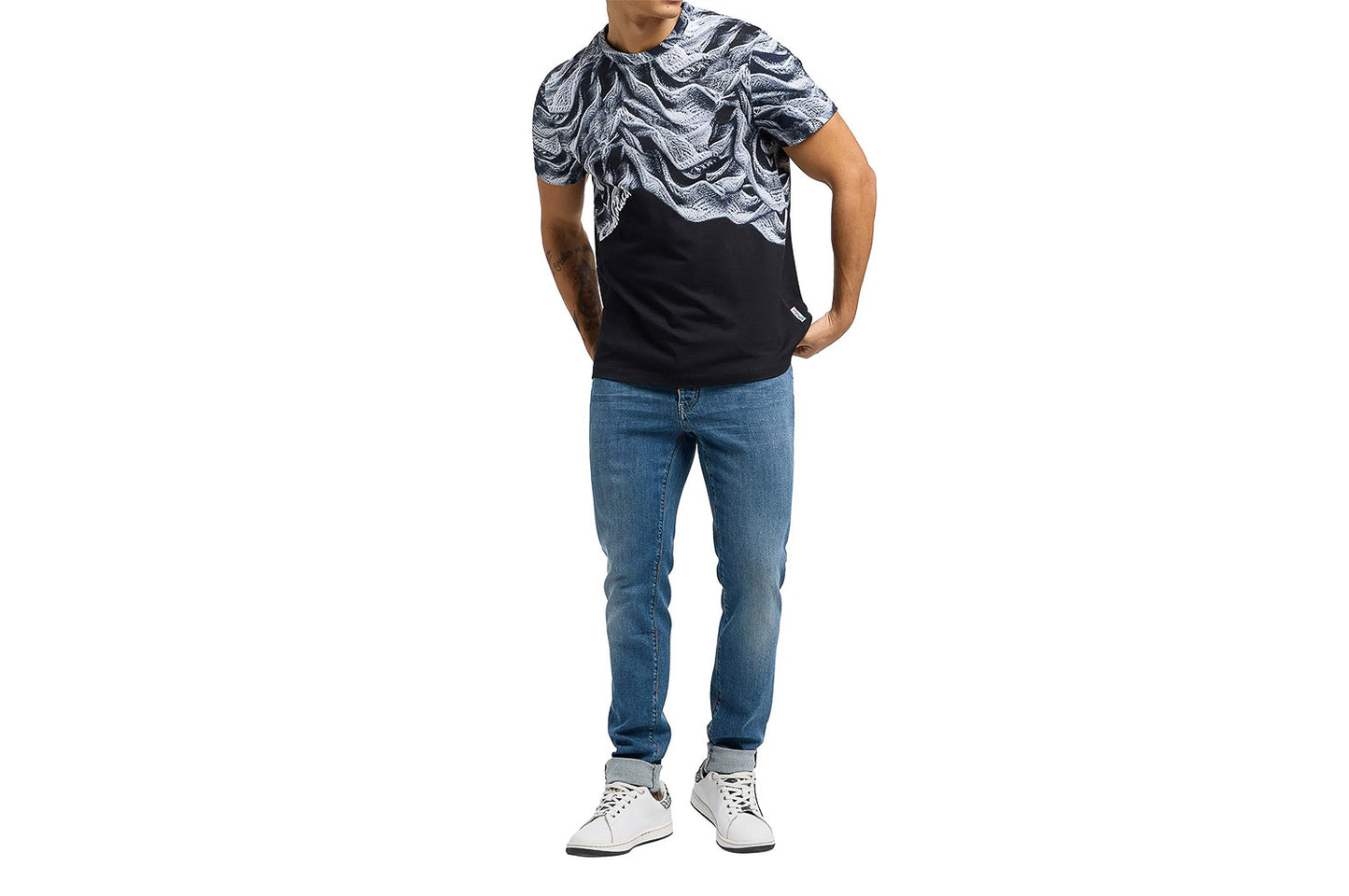 Artificial Knit T-Shirt