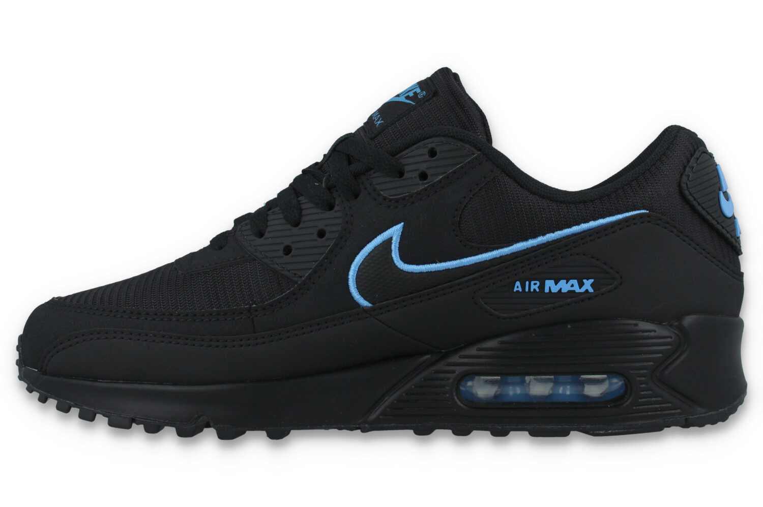 Nike air max 90 blue black hotsell