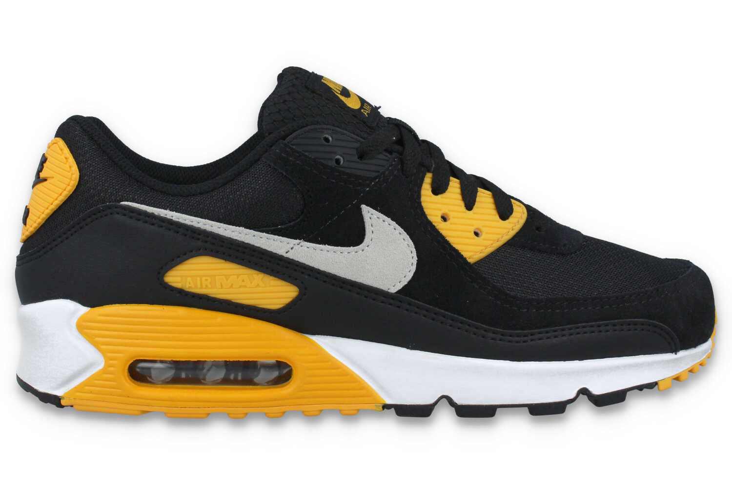 Nike air max 90 black and orange mens hotsell