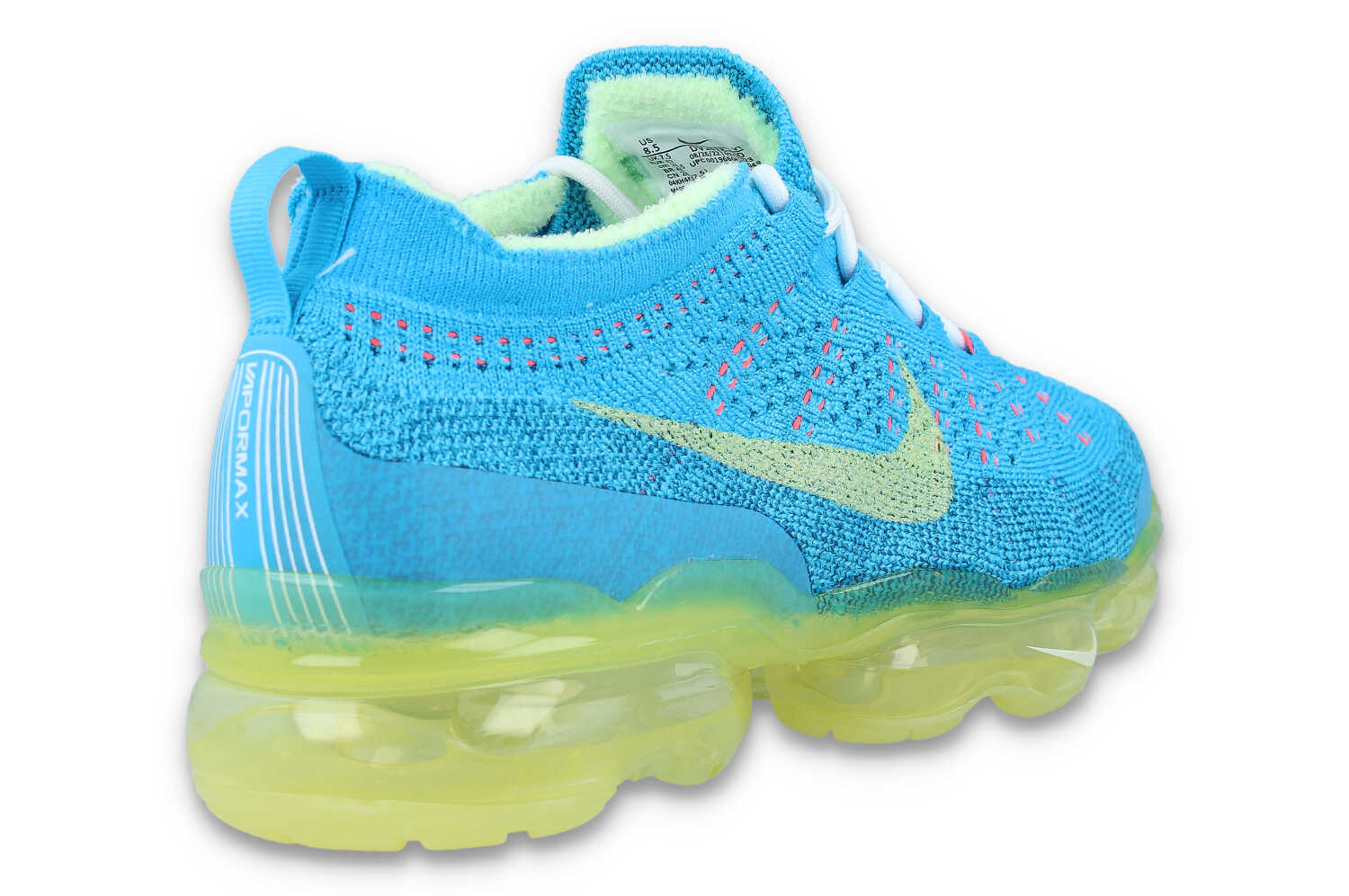 Nike Air VaporMax 2023 Flyknit blau gelb Schrittmacher Sneakerhandlung