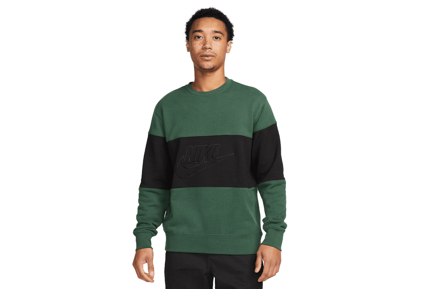 Club Color Blocked Crewneck