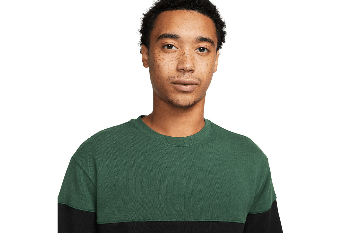 Club Color Blocked Crewneck