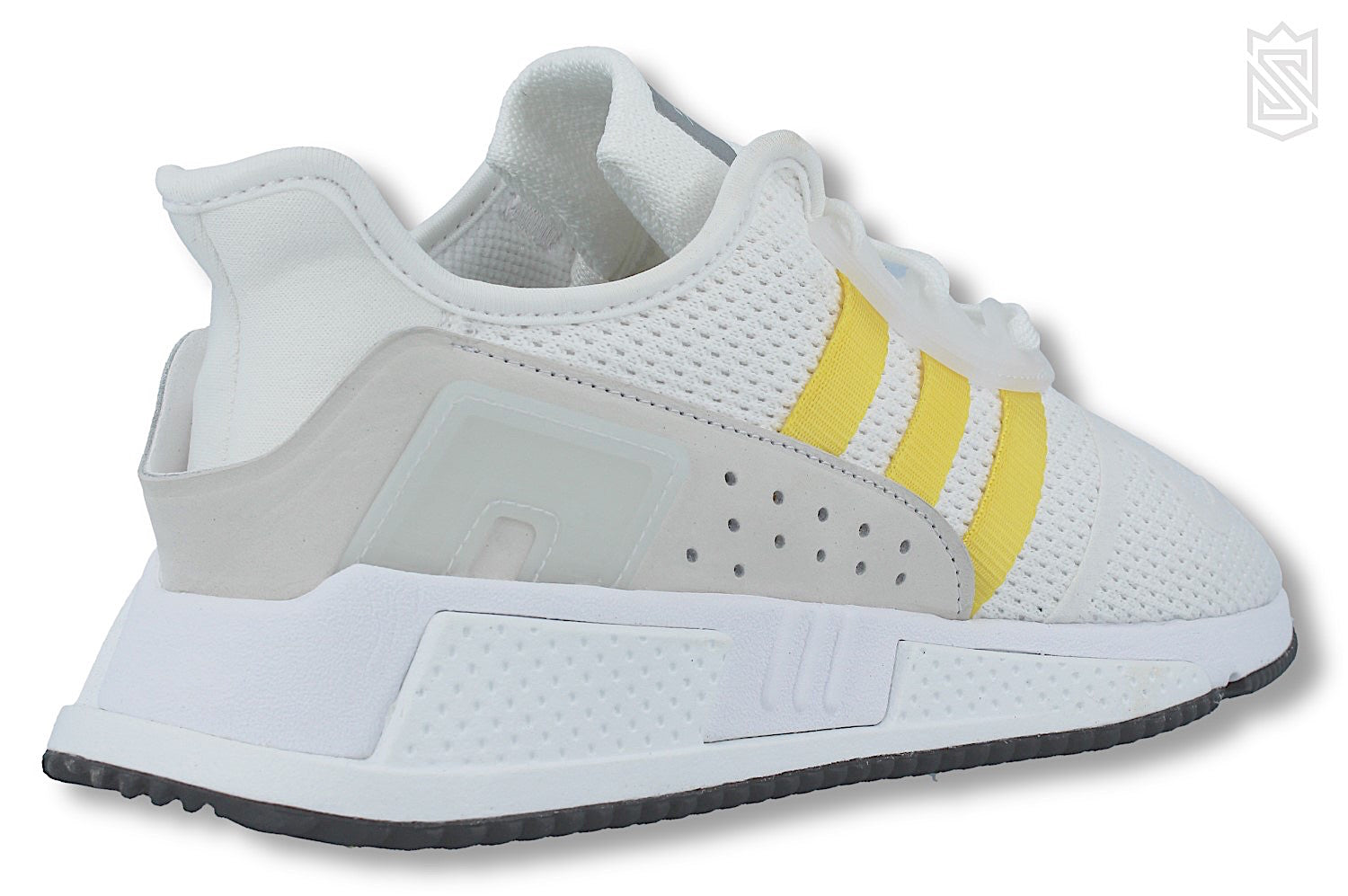 Adidas originals eqt cushion adv trainers footwear white/equipment yellow/silver metallic best sale