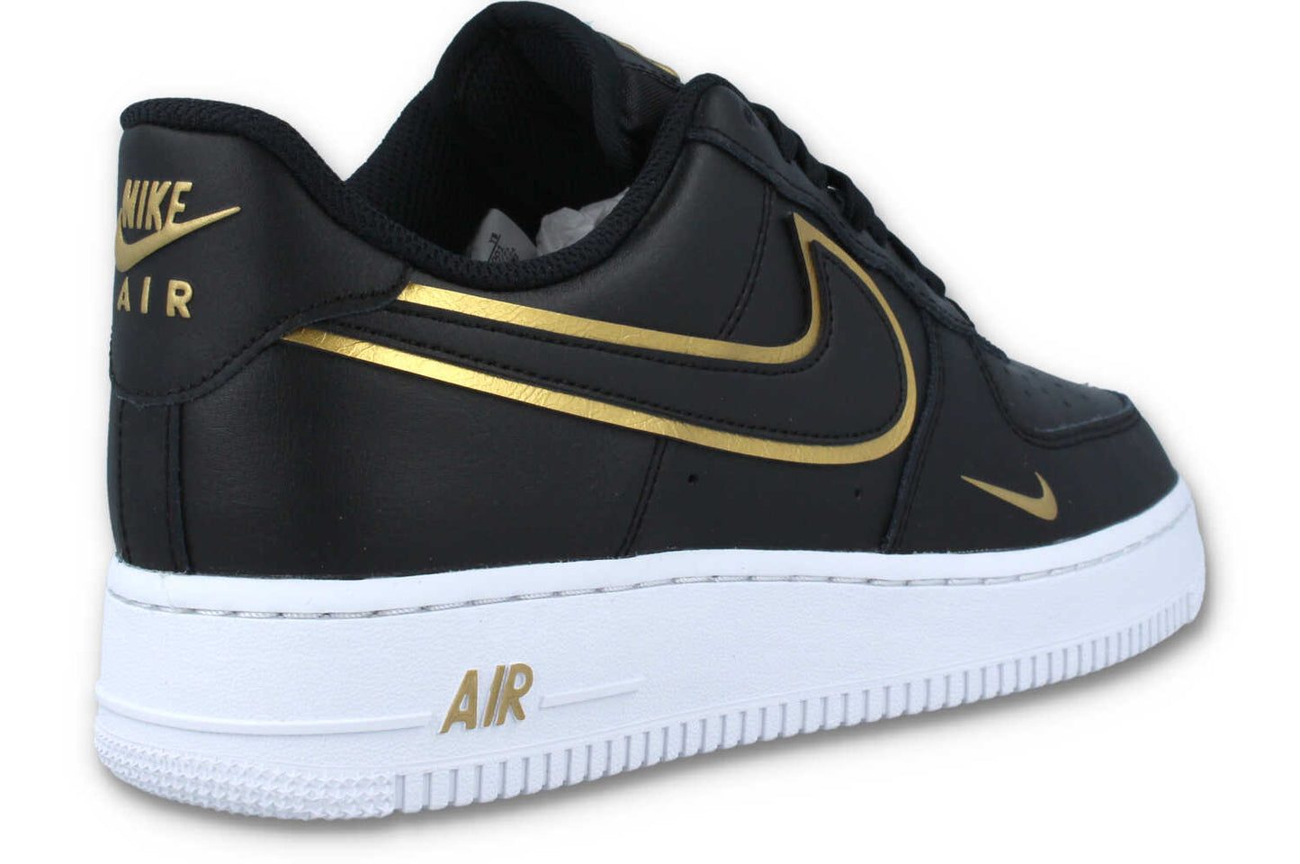 Verraad inch Charmant Nike Air Force 1 '07 LV8 (schwarz / gold) – Schrittmacher Sneakerhandlung