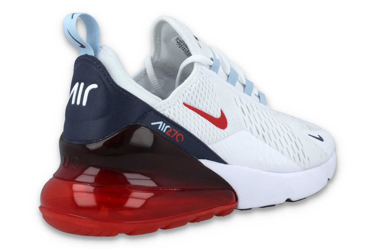 Nike air max 270 weiss rot sale