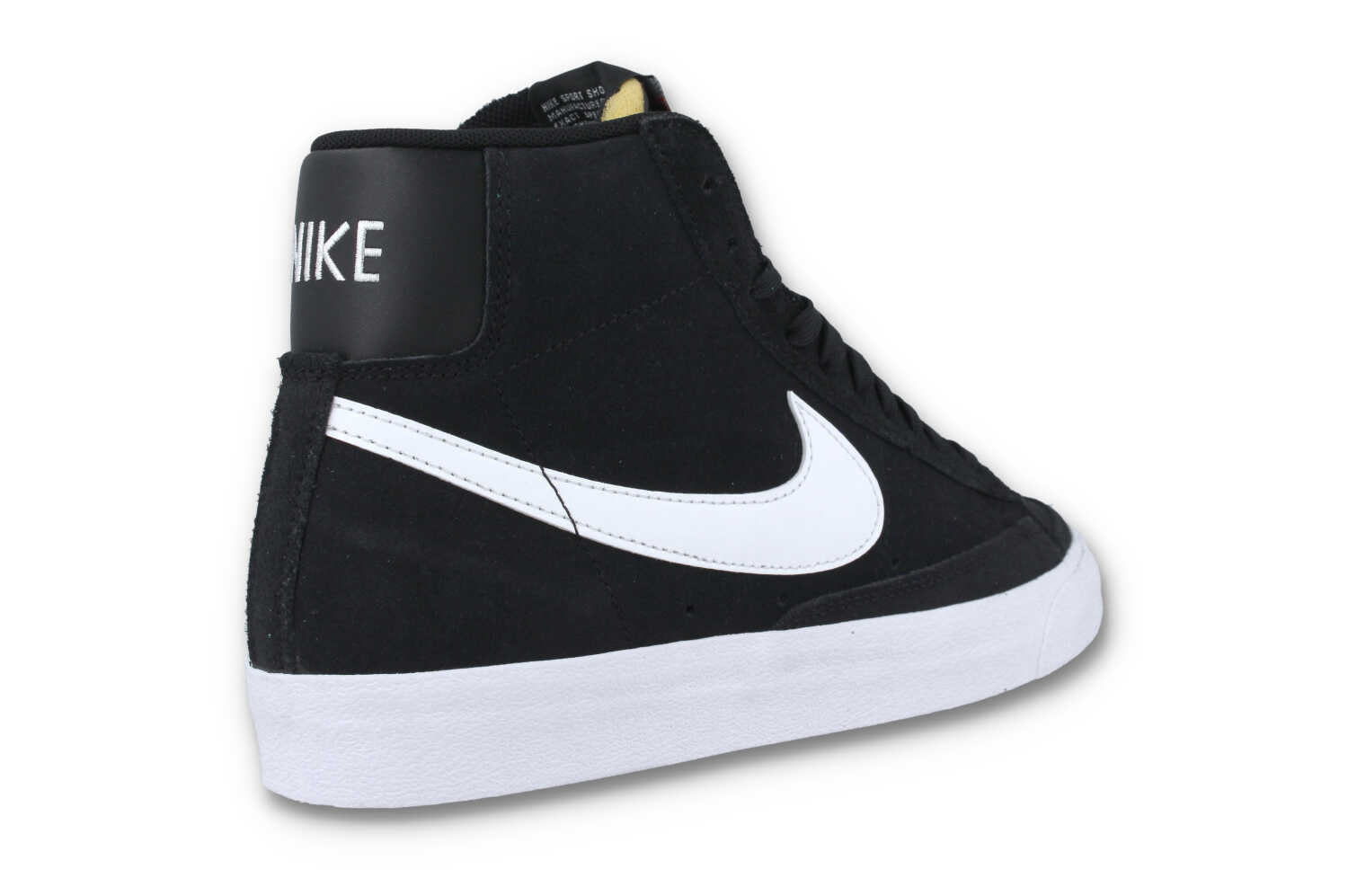 Nike Blazer Mid 77 Suede schwarz Schrittmacher Sneakerhandlung