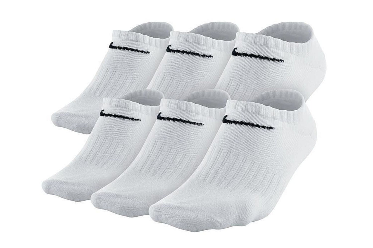 Cotton Non-Cushion No-Show Socks (6 Paar)