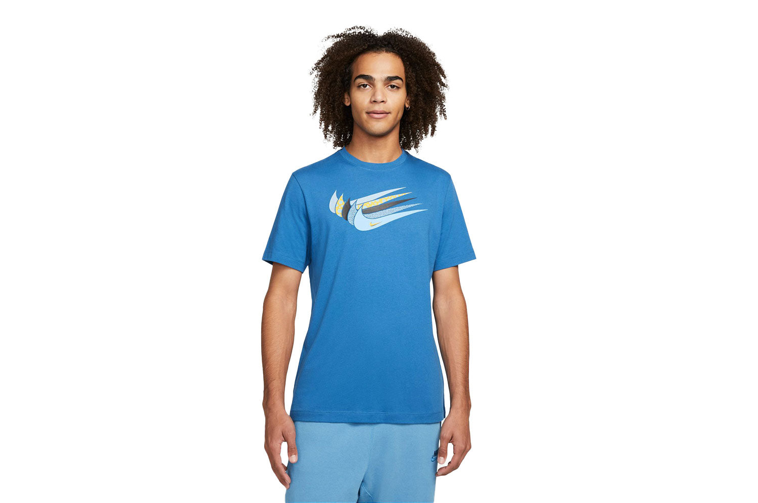 Nike Multi Swoosh T Shirt blau Schrittmacher Sneakerhandlung